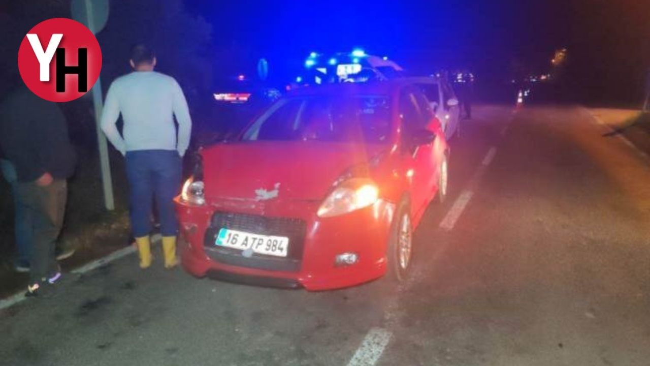 Bursa Orhangazi'de Zincirleme Trafik Kazası
