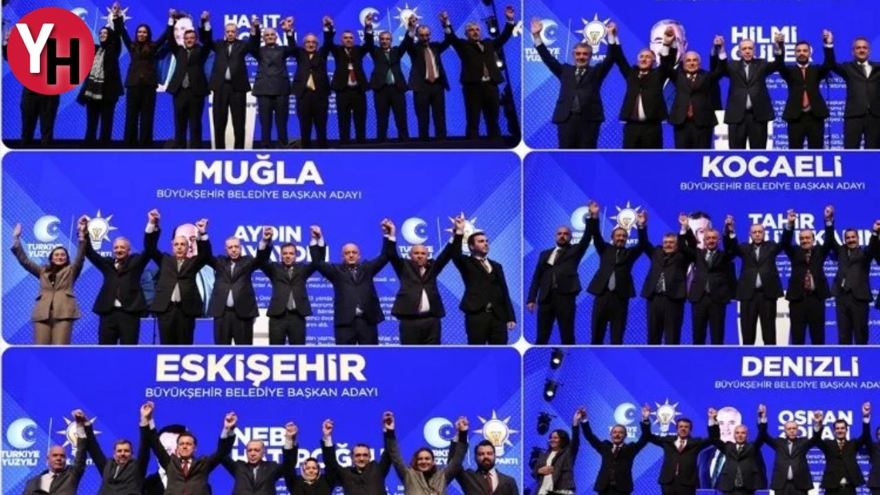 AK Parti'nin 17'si Büyükşehir, 48 İldeki Belediye Başkan Adayları Tanıtıldı