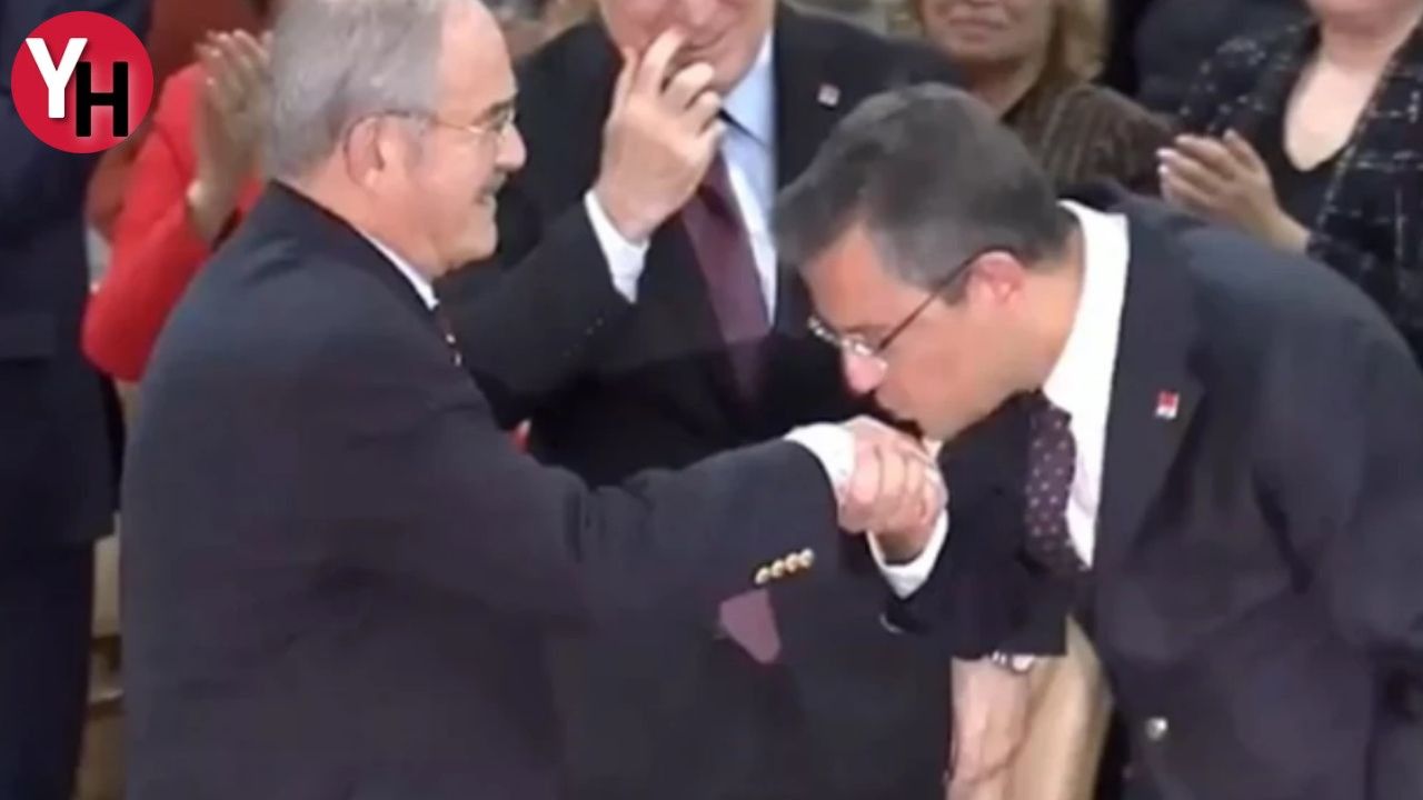 CHP Genel Başkanı Özgür Özel Yılmaz Büyükerşen'in Eliyle Buluştu