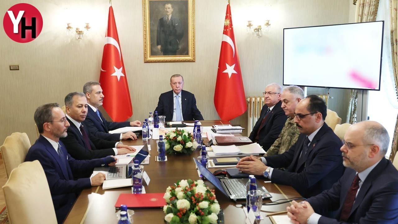 Cumhurbaşkanı Erdoğan Başkanlığında Güvenlik Toplantısı