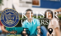 Keiser Üniversitesi İletişim Bilgileri "Call Keiser University" "Contact Us Information For All Campuses"