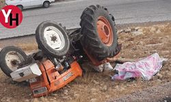 Karaman'da Traktör Kazası