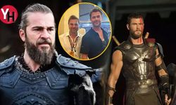 Hollywood Buluşması: Chris Hemsworth ve Engin Altan Düzyatan'ın Boy Karşılaştırması