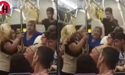 Kadın yolcular saç saça baş başa kavga etti