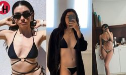Hazar Ergüçlü'nün Minik Bikini Paylaşımı Sosyal Medyayı Salladı!