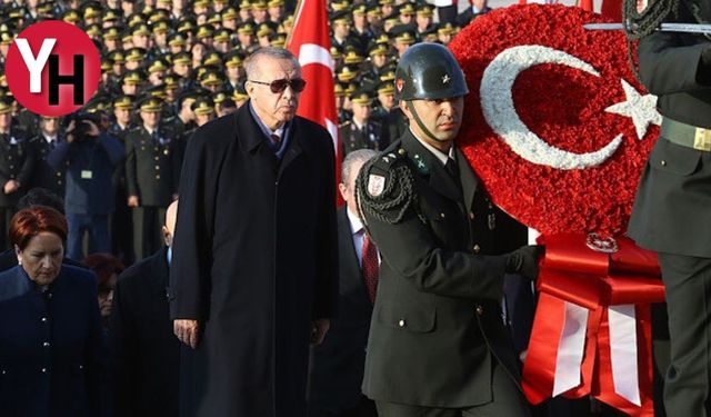 Cumhuriyetimizin 100. Yılı Erdoğan ve Devlet Erkanı Anıtkabir'de