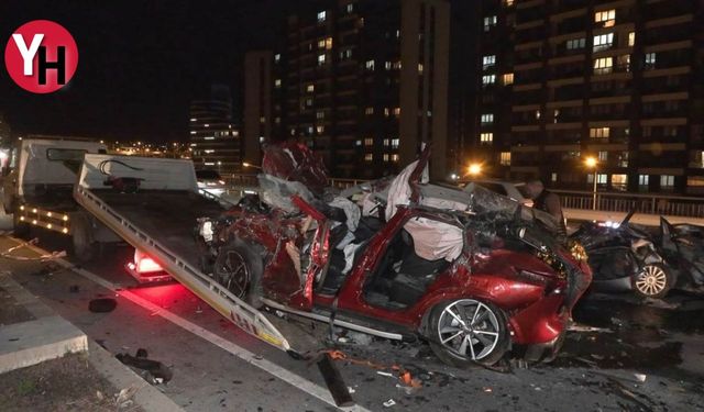 Refüjü Aşarak Meydana Gelen Trafik Kazası: 3 Ölü, 1 Yaralı