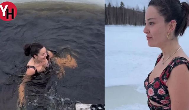 Pelin Akil'in Cesur Atlayışı: Finlandiya'da Buzlu Suya Dalış