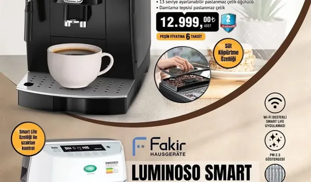 BİM'de Satışa Sunulan Otomatik Espresso Kahve Makinesi 26 Nisan İtibariyle!