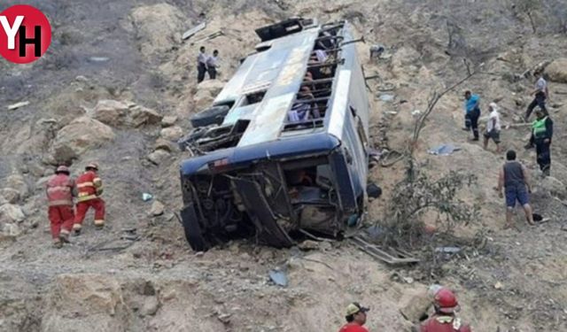 Peru'da Otobüs Kazası: And Dağları'nda 25 Kişi Hayatını Kaybetti