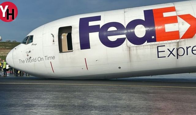 FEDEX Kargo Uçağı İstanbul Havalimanı'nda Acil Durum İnişi Yaptı