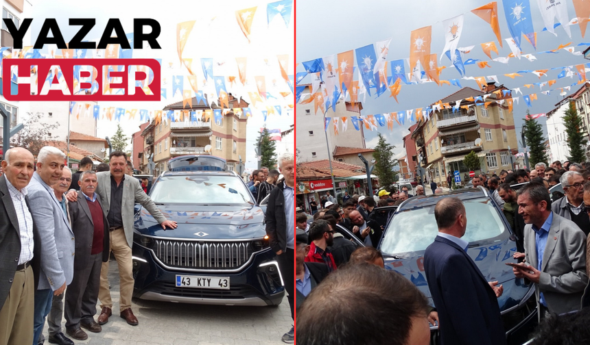 Hisarcık'ta TOGG'a Yoğun İlgi: Araçların Tanıtımı Büyük İlgi Topladı