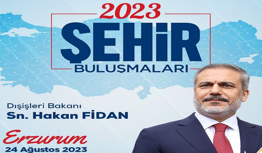 Dışişleri Bakanı Hakan Fidan, Erzurum'a ziyaret gerçekleştirmek üzere yola çıkacak.