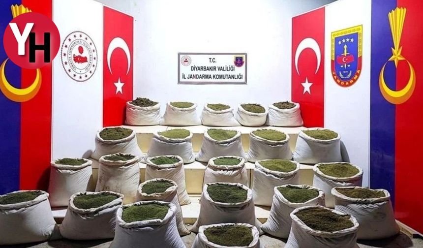 Diyarbakır'da 1 Ton 640 Kilo Uyuşturucu Ele Geçirildi!
