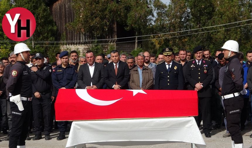 Kalp krizinden hayatını kaybeden polis Uşak’ta toprağa verildi