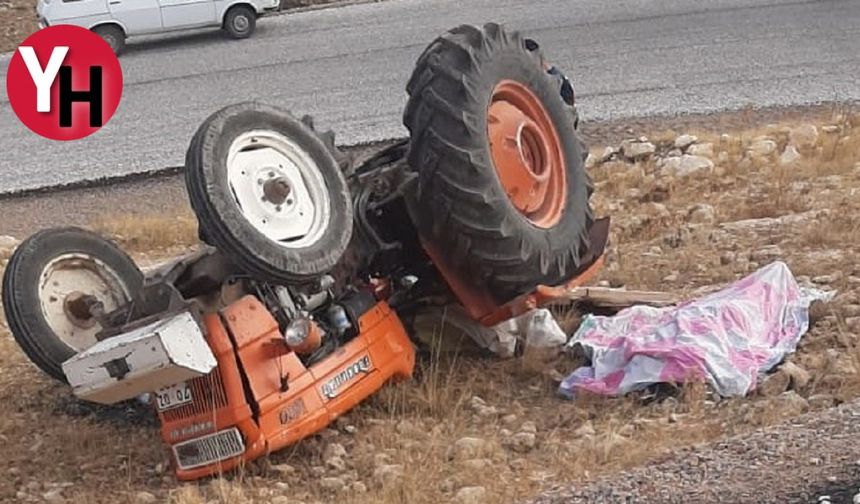 Karaman'da Traktör Kazası