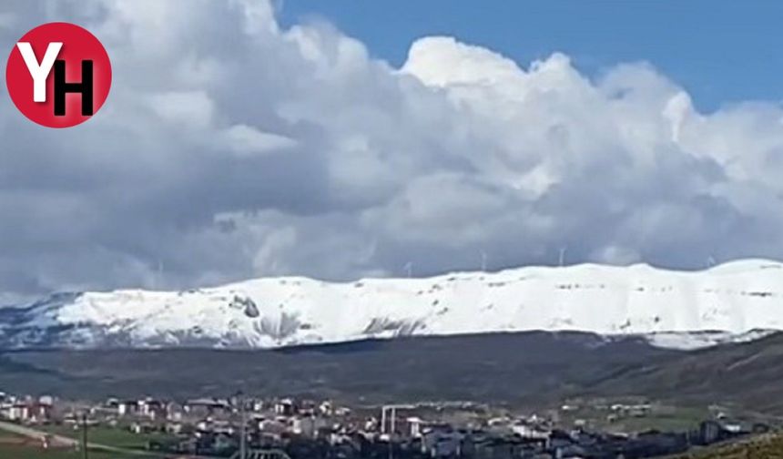 Bingöl’ün dağlarına ekim ayında kar düştü