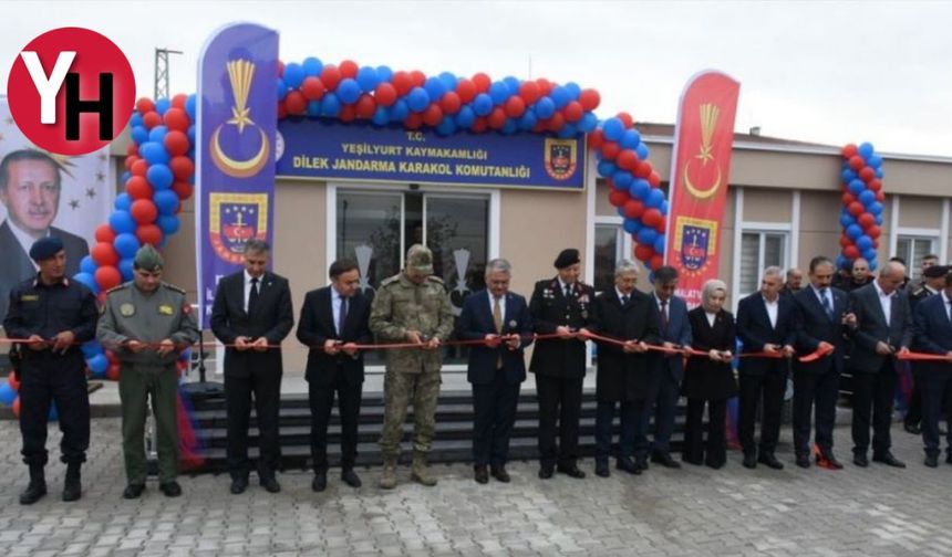 Çelik Prefabrik Jandarma Karakolu Açıldı