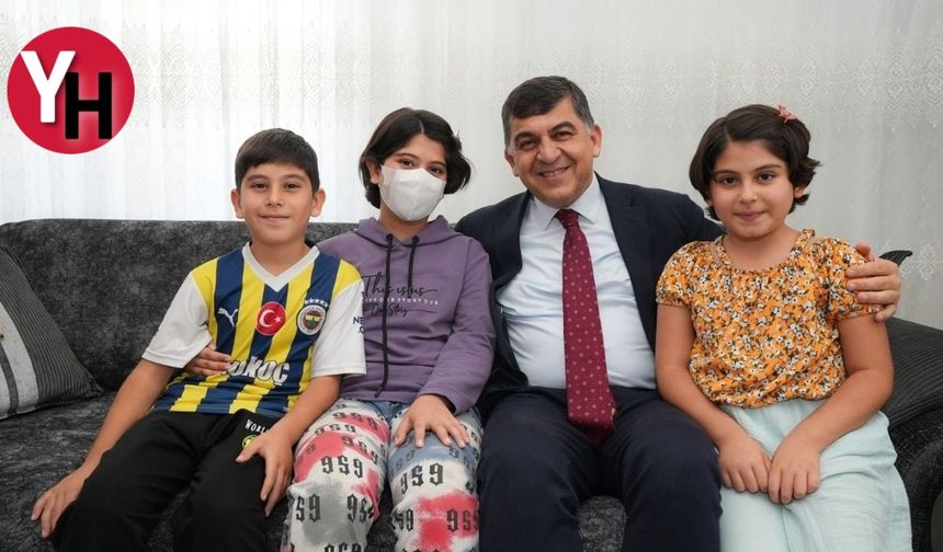 Başkan Fadıloğlu, Lösemi Hastası Hatice'yi Ziyaret Etti