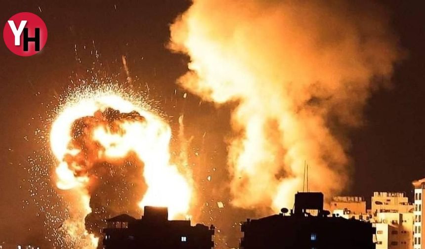 İsrail Uçakları Gazze'deki Katar Destekli Konutları Vurdu