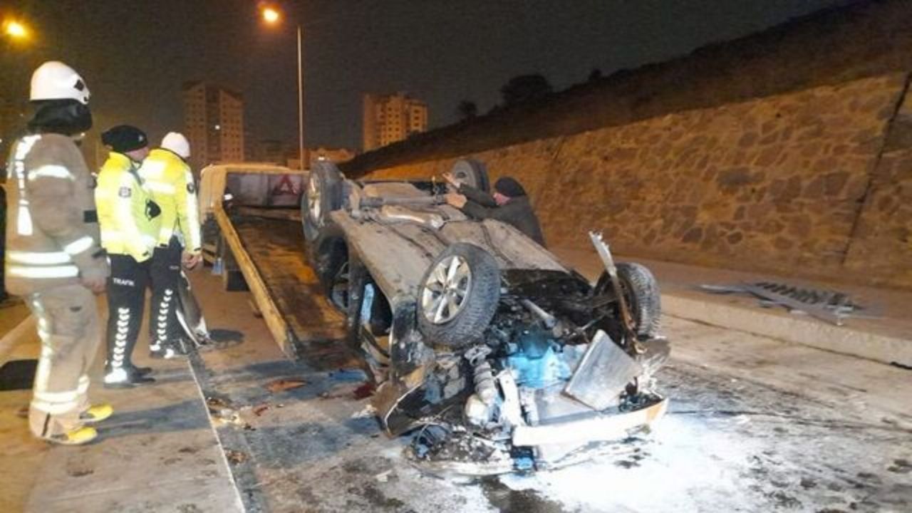 Başakşehir'de Otomobil Saldırısında Kaza Güvenlik Endişes (2)