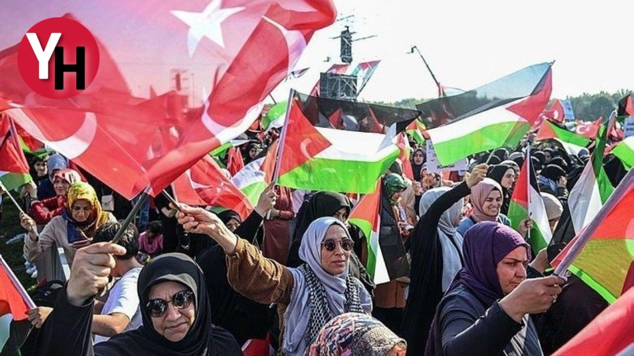Erdoğan'ın Liderliğindeki Türkiye, Gazze için Uluslararası Miting Düzenledi (1)