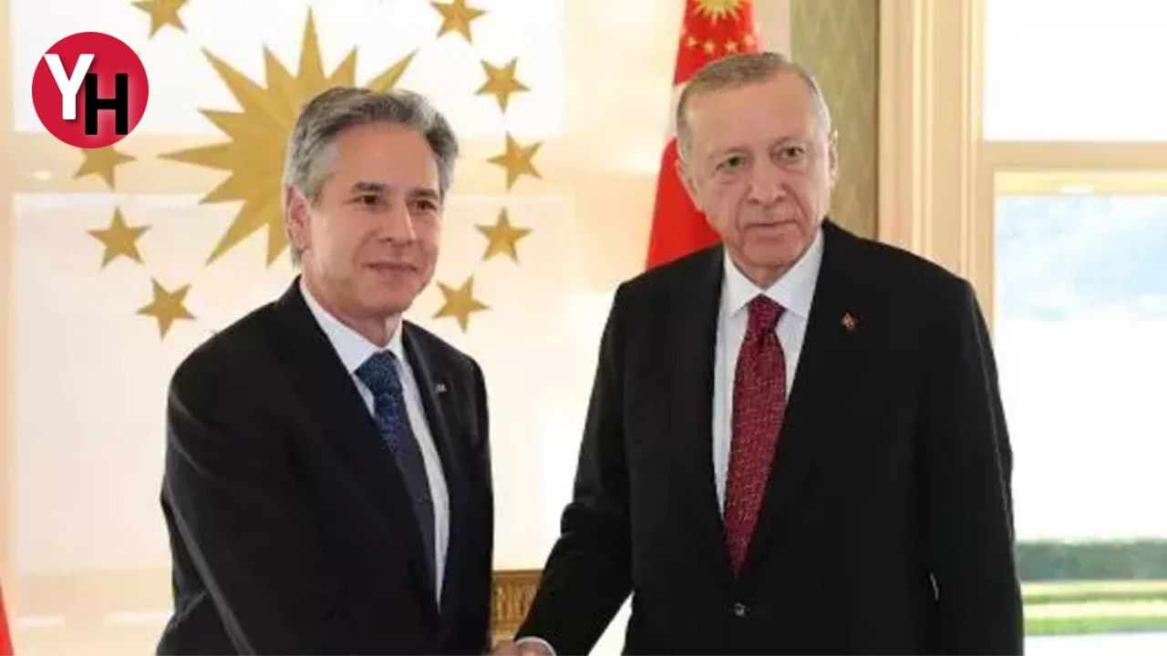 Cumhurbaşkanı Erdoğan ve Hakan Fidan'ın Antony Blinken İle Görüşmesi