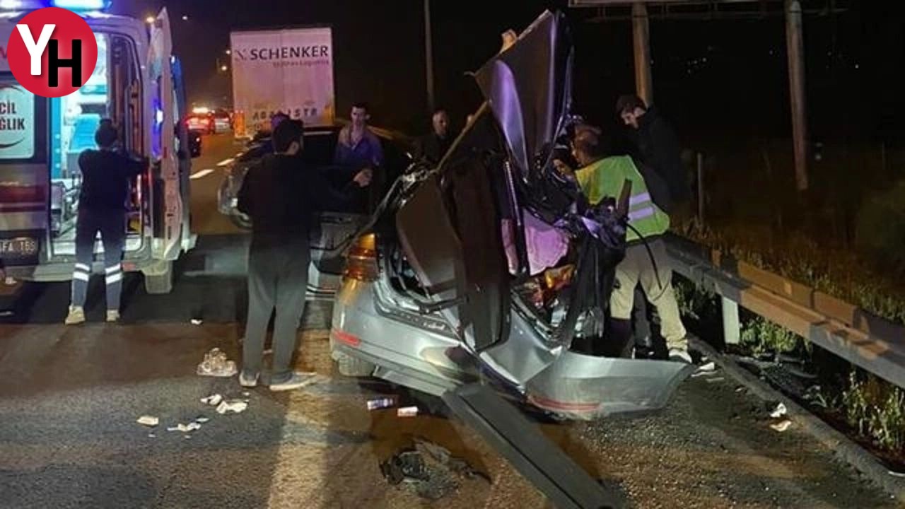 Şehit Polis Memuru Cengiz Parlak'ın Trafik Kazasında Kaybı (1)