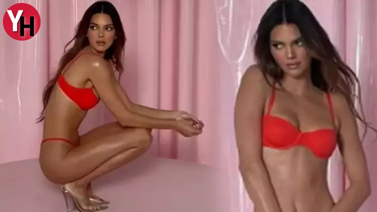 Kim Kardashian, Kendall Ve Kylie Jenner Ile Heyecanlandıran İç Çamaşırı Gösterisi!