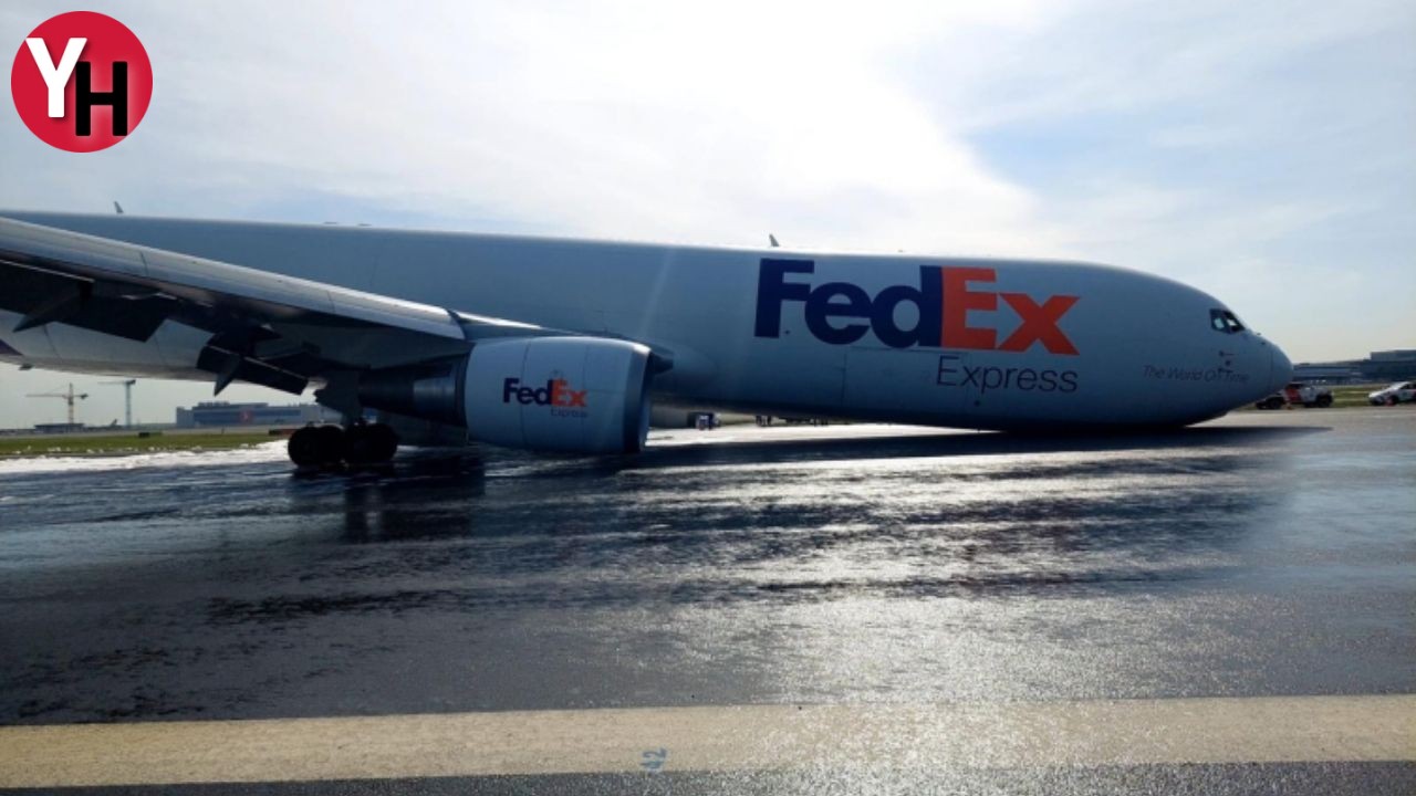 Fedex Kargo Uçağı İstanbul Havalimanı'nda Acil Durum İnişi Yaptı